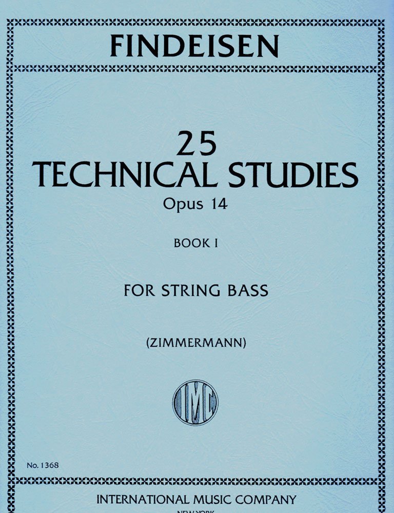 25 Technical Studies, Op. 14, Book 1 for String Bass (IMC1368)