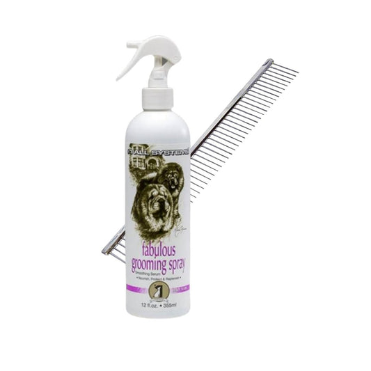 #1 All Systems Poodle Comb Is The Perfect Doodle Comb And Is Perfect With Fabulous Grooming Spray