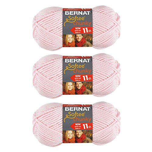 Bernat Softee Chunky Baby Pink Yarn