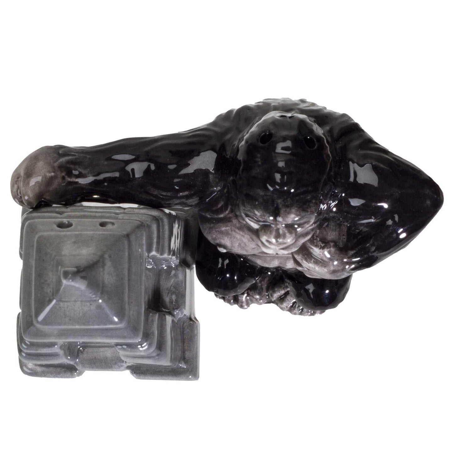 Pacific Giftware NY Empire State Building with Giant King Kong Monster Ceramic Salt and Pepper Shakers Set