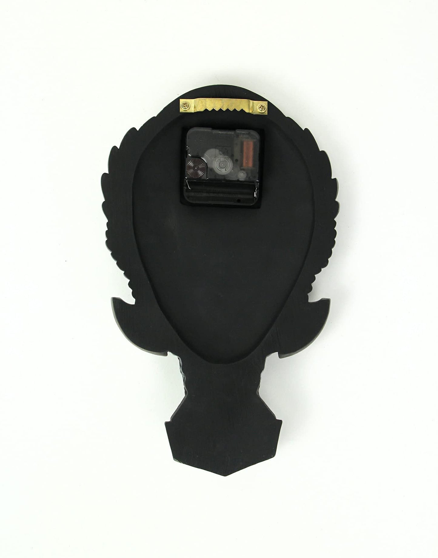 Veronese Design 11 3/8" Twin Axe Viking Berserker Wall Plaque Clock Cold Cast Resin Antique Bronze Finish Sculpture