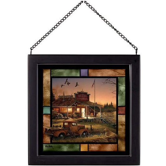Wild Wings 5386497013 Stained Glass Art, 9-inch Height (Total Comfort), 9 inches H x 9 inches W