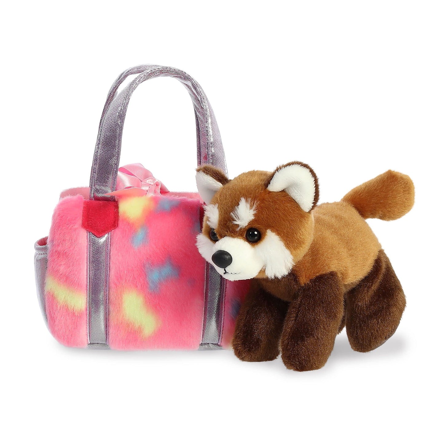 Aurora® Fashionable Fancy Pals™ Jellyroll Red Panda™ Stuffed Animal - On-The-go Companions - Stylish Accessories - Brown 6.5 Inches