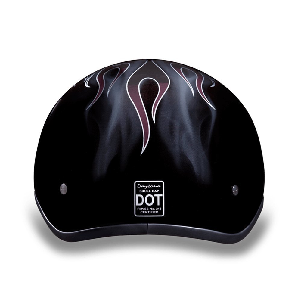 Daytona Helmets Half Skull Cap Motorcycle Helmet – DOT Approved [Graphics]…