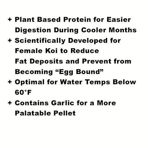 Blackwater Premium Koi and Goldfish Foods Cool Season Diet 5 lb Medium Pellet