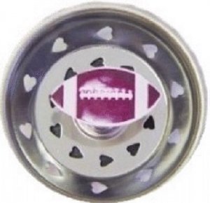 Football Sports Kitchen Sink Strainer Drain Decor