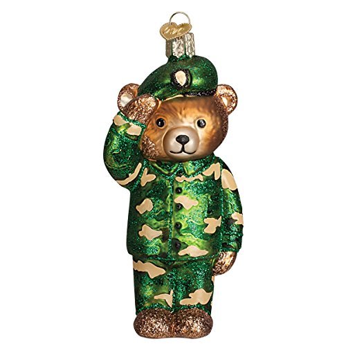 Old World Christmas Ornaments: Army Glass Blown Ornaments for Christmas Tree