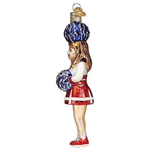 Old World Christmas Ornaments Cheerleader Glass Blown Ornaments for Christmas Tree