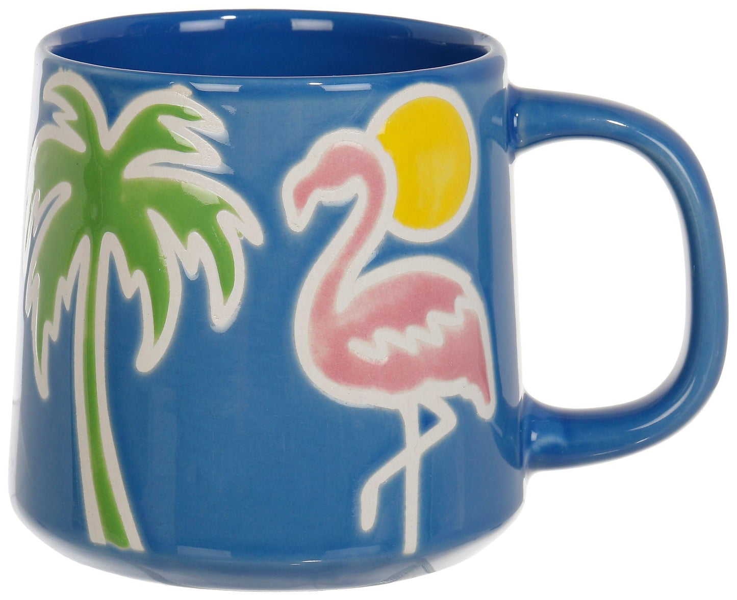 Cape Shore 16oz Stoneware Glazed Artisan Mug (Flamingo)