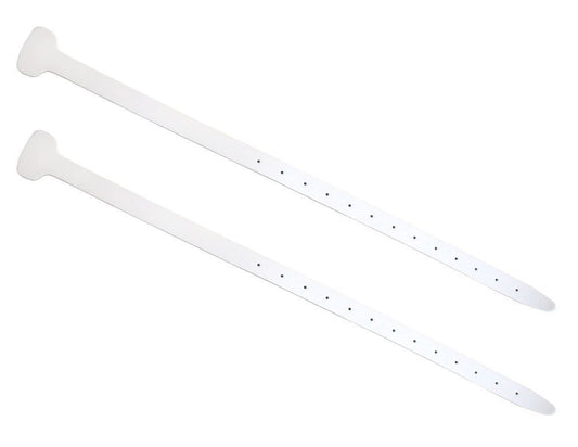 A&R Sports Hockey Goalie Knee Strap Pair, White