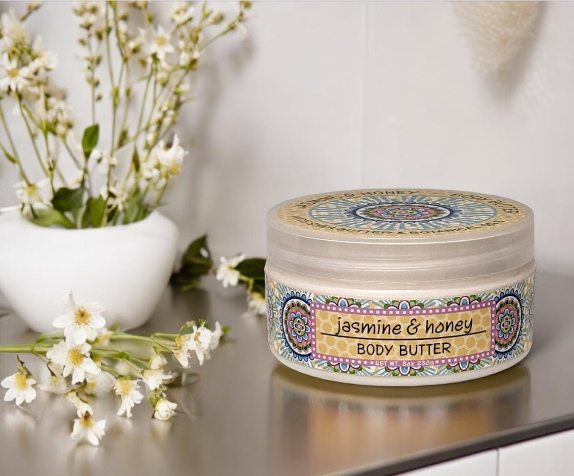 Greenwich Bay Trading Company Jasmine Honey Body Butter 8ozs