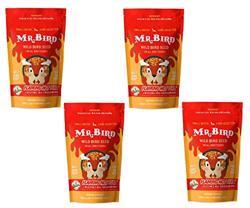 Mr. Bird 4-Pack Flaming Hot Feast Small Loose Seed Bag 2 lbs.
