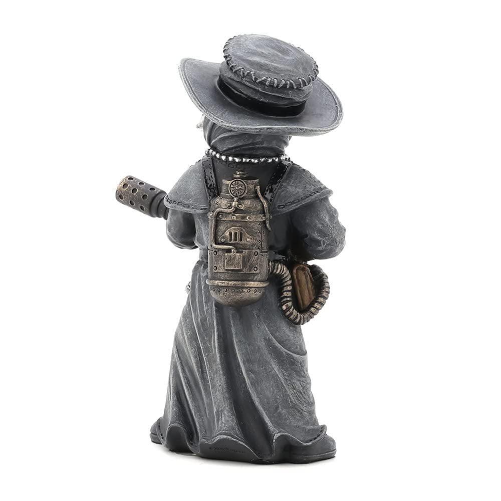 Veronese Design 5 1/4" Epidemia Exterminatus Plague Doctor Steampunk Resin Sculpture Handpainted Figurine