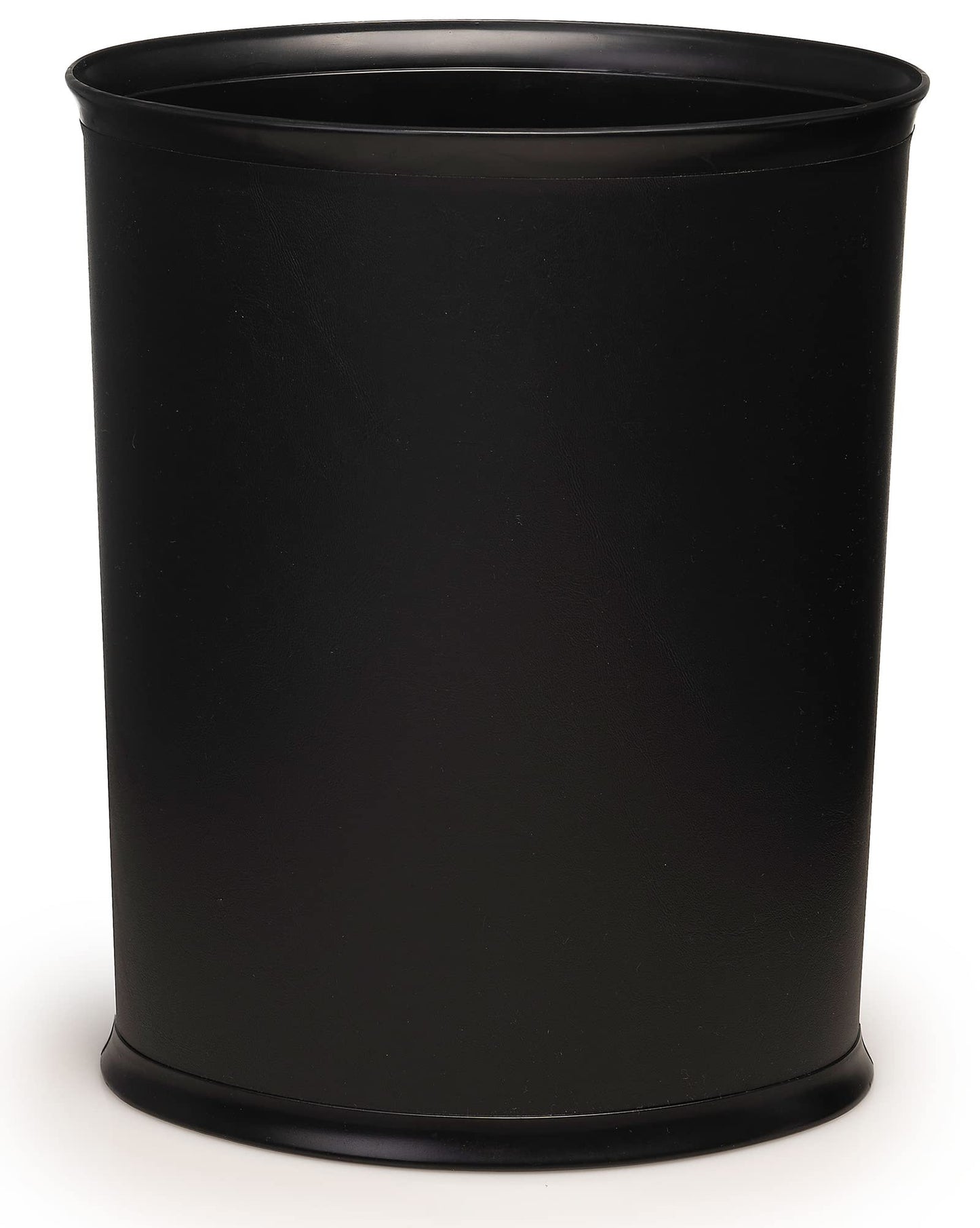 Stephanie Imports Made in USA 5-Gallon Black Plastic Waste Basket (10.25” L X 12.5” H)