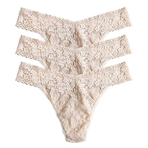 hanky panky, Signature Lace Original Rise Thong 3 Pack, One Size (4-14)