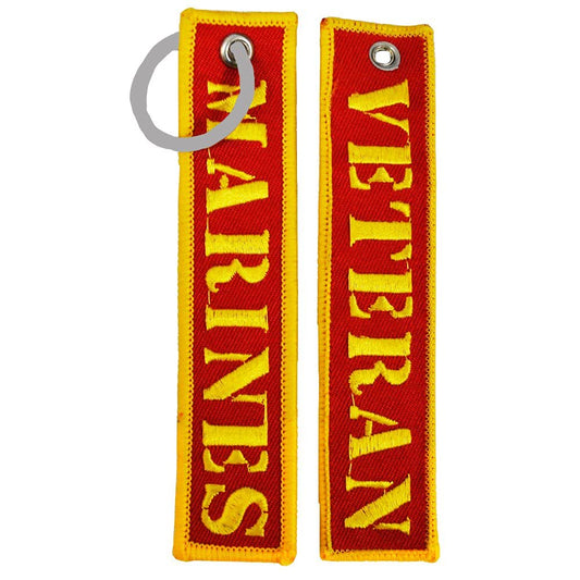 Eagle Emblems KC0511 Key Ring - USMC Veteran - Embark II - 5 x 1.63 in.