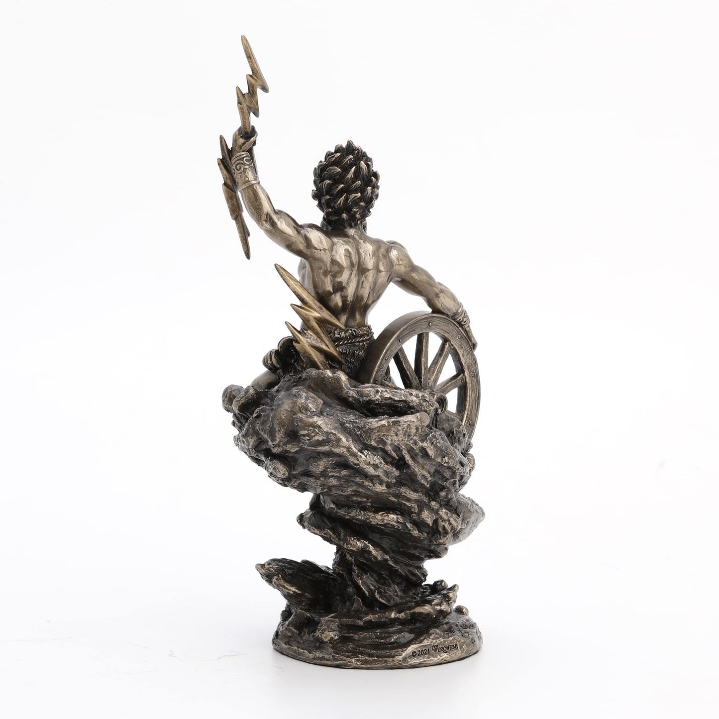 Veronese Design Taranis The Celtic God of Thunder Cold Cast Resin Antique Bronze Finish Statue