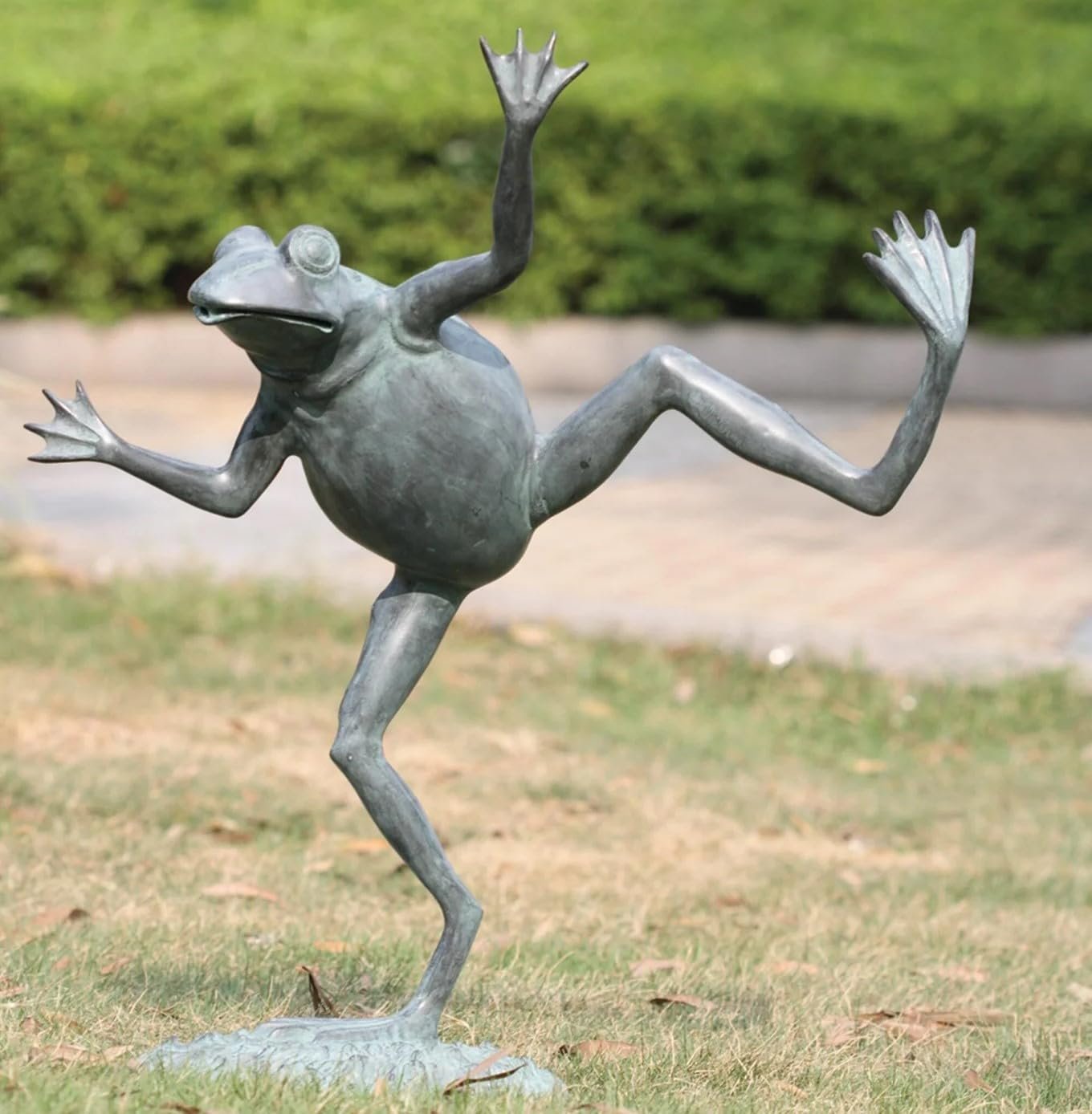 SPI Home 32502 Dancing Frog Spitter Sculpture