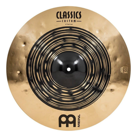 MEINL Cymbals Minel Classics Custom Dual Series Crash Cymbal Dual Crash CCDUC
