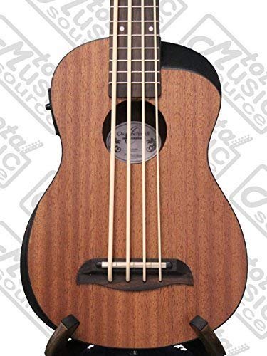 Oscar Schmidt OUB200K Comfort Series Bass Ukulele with Preamp, Volume, Bass and Treble Controls - Natural