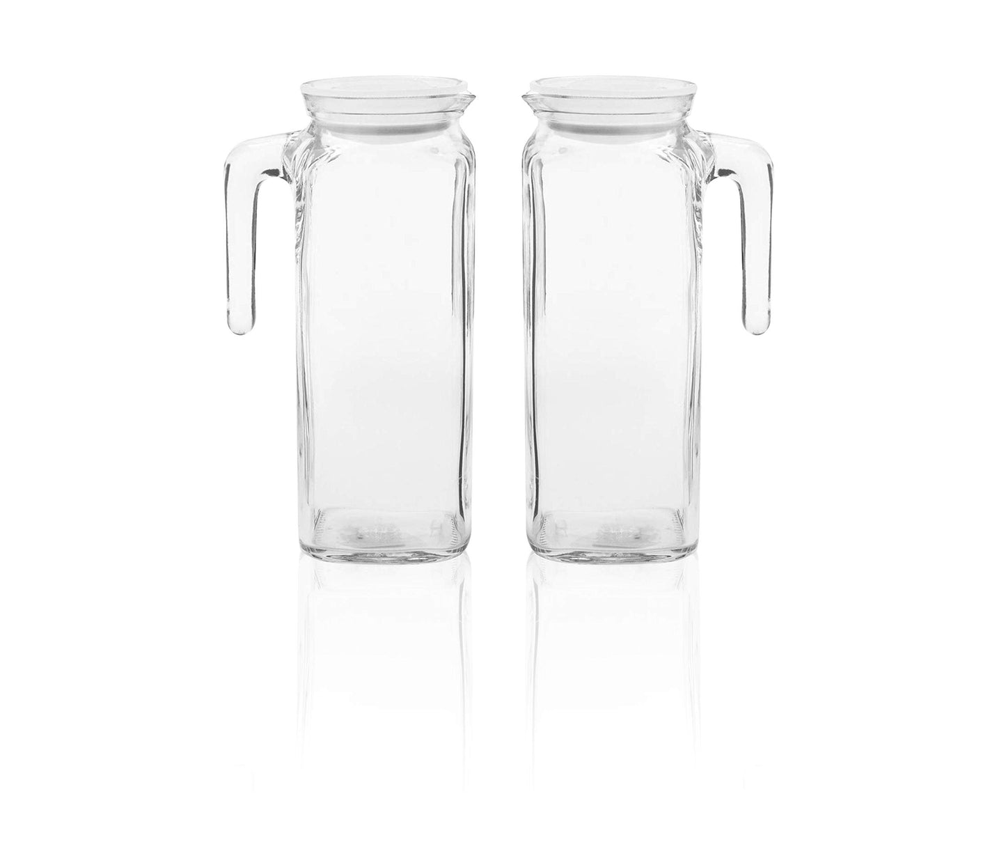 Bormioli Rocco Frigoverre Set Of 2 Glass Jugs
