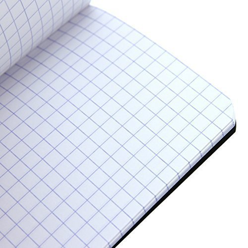 Rhodia Side Staplebound Pocket Notebook (3 X 4.75) Orange, Black and White, Pack of 3