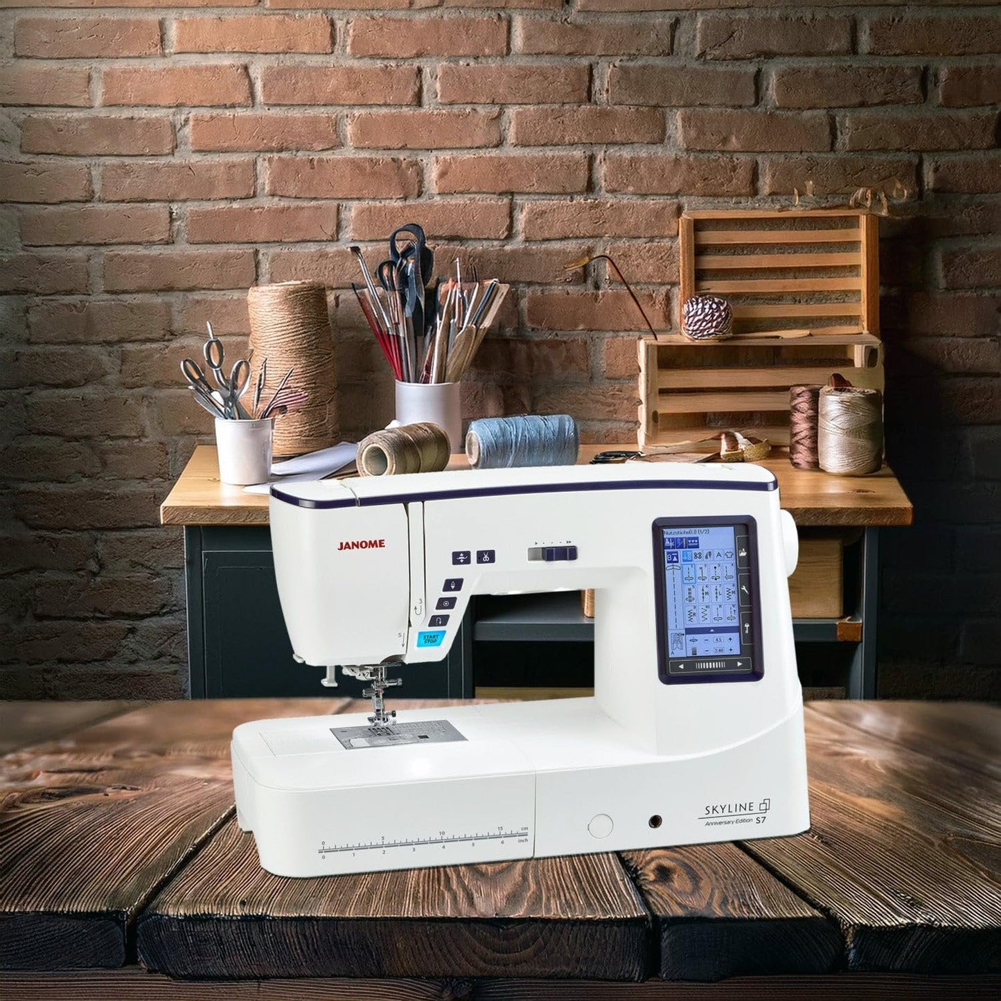 Janome Skyline S7 Anniversary Edition Computerized Sewing Machine
