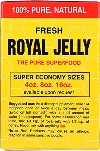 100% Pure Fresh Royal Jelly 60,000 mg YS Eco Bee Farms 2.0 oz Liquid