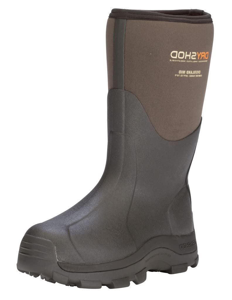 Dryshod Men's Mid Overland Premium Outdoor Sport Boot Beige/Khaki 11 D