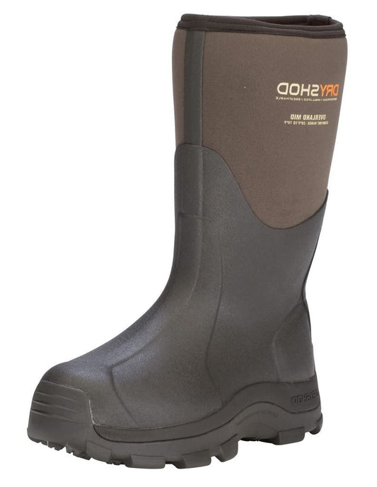 Dryshod Men's Mid Overland Premium Outdoor Sport Boot Beige/Khaki 11 D