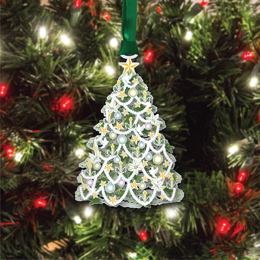 Beacon Design White Christmas Tree Ornament