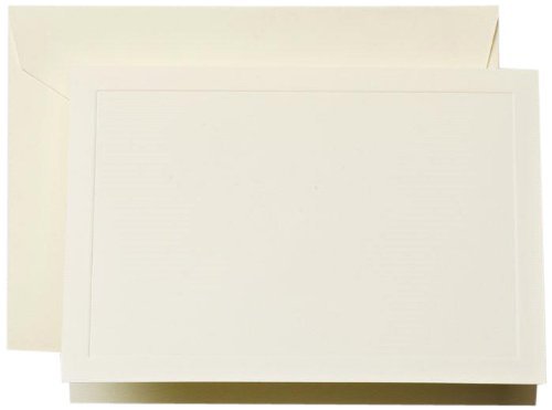 Crane & Co. Ecruwhite Paneled Frame Note (CN1373)
