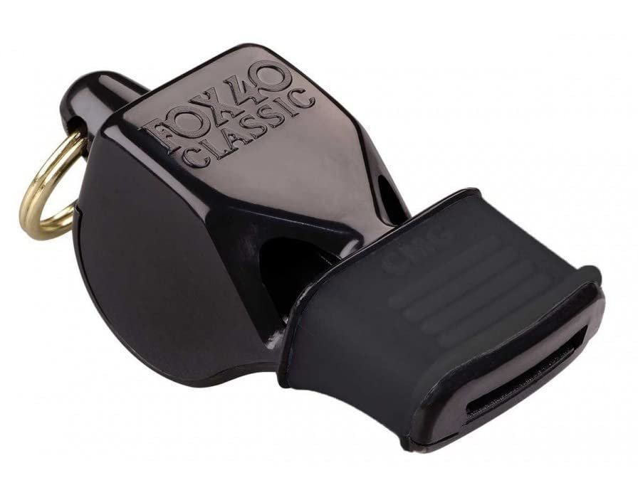 Fox 40 Pealess Whistle 2 Pack/Classic + Classic CMG with 1 Lanyard