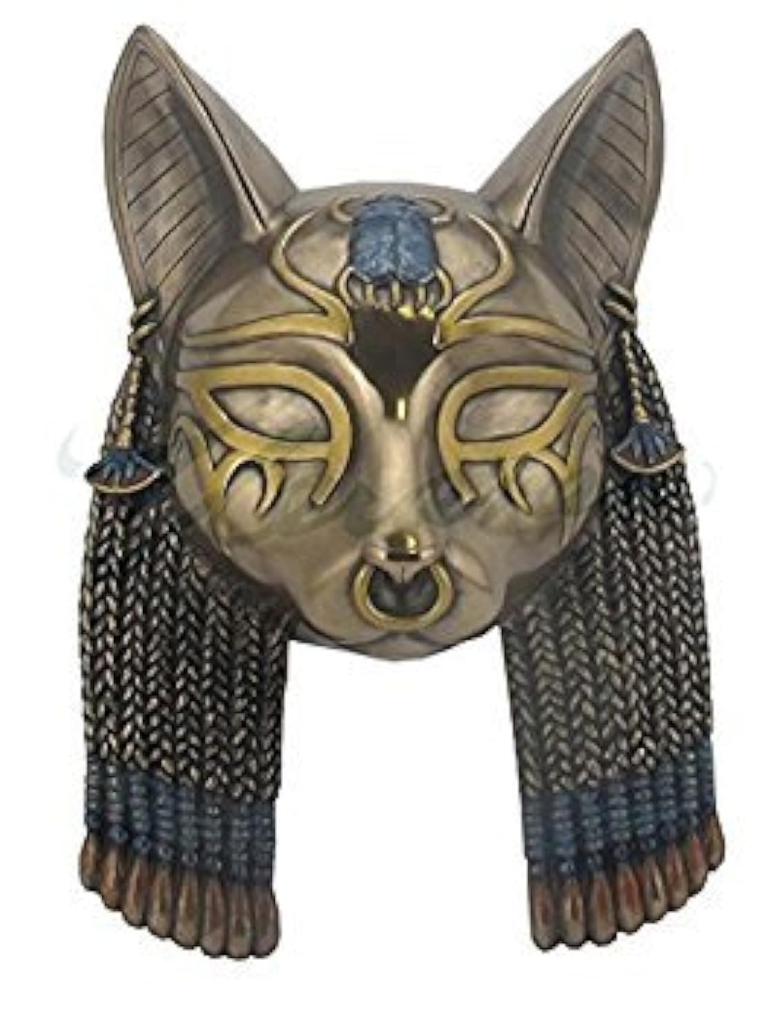 Bastet Mask Egyptian Wall Plaque Sculpture