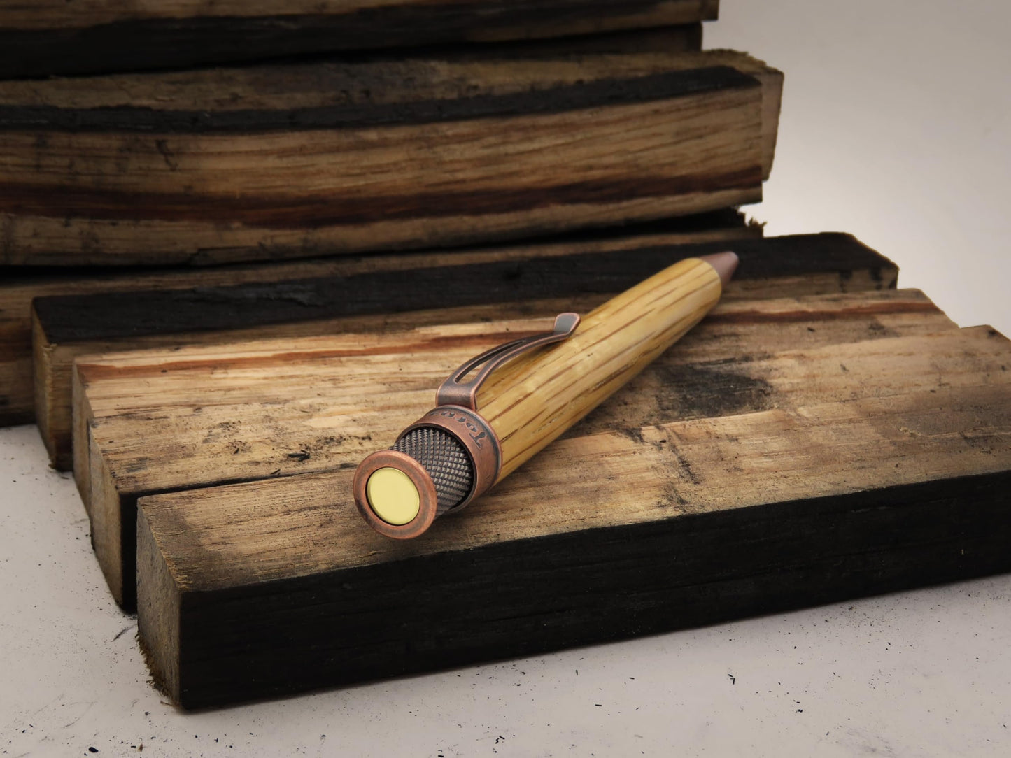 Retro 51 Tornado™ Woodworks - Bourbon Barrel Rollerball Pen