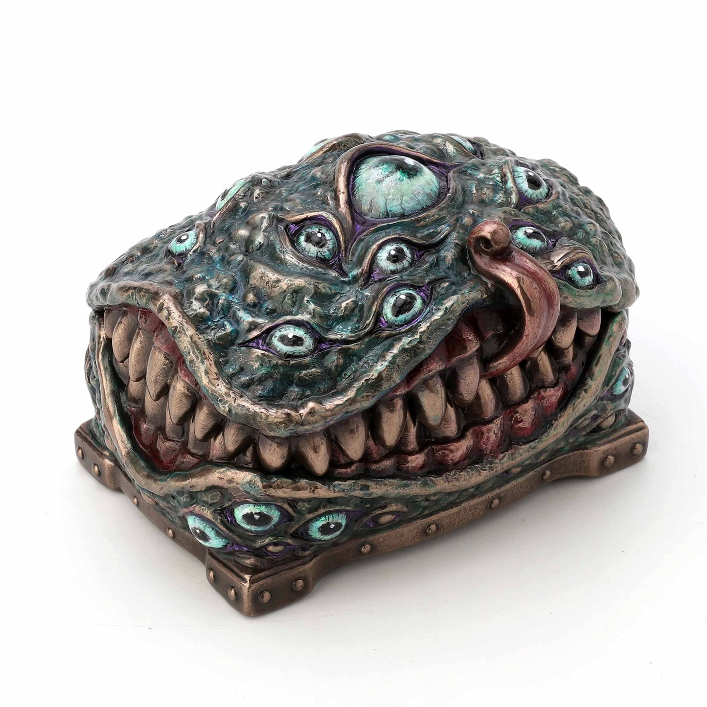 Veronese Design 3 3/4 Inch Keepsake Everlasting Mimic Chest Secret Stash Box Resin Sculpture Bronze Finish