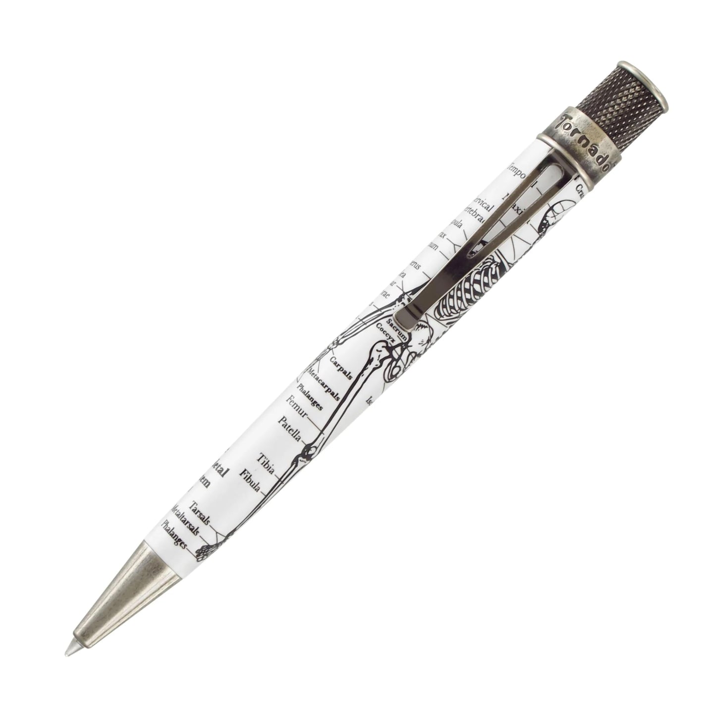 Retro 51 Tornado™ Vintage Metalsmith - Dr. Gray Skeleton Rollerball Pen