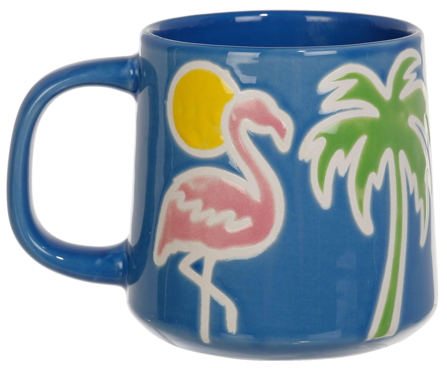 Cape Shore 16oz Stoneware Glazed Artisan Mug (Flamingo)