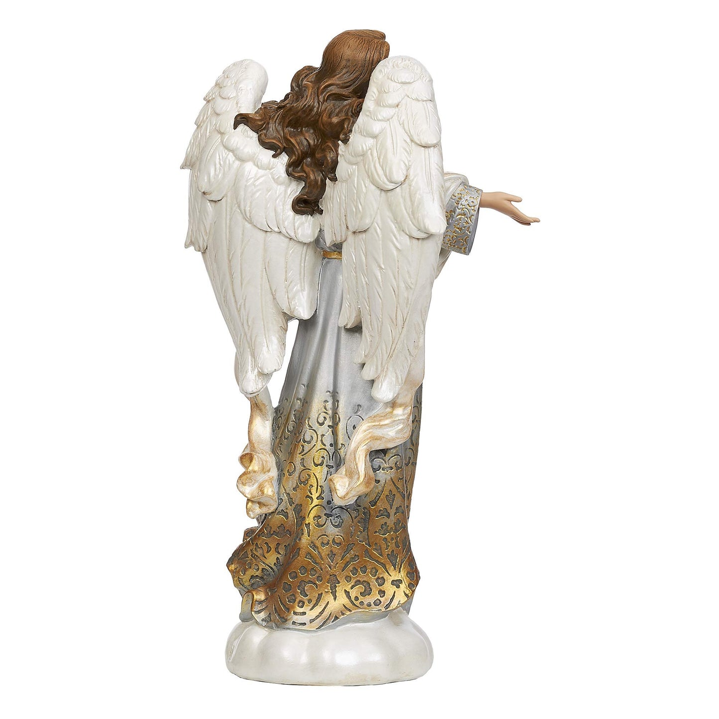 Joseph's Studio by Roman - Angel with Open Arms Figure, 12" H, Christmas Collection, Resin, Decorative, Home Decor, Durable, Long Lasting