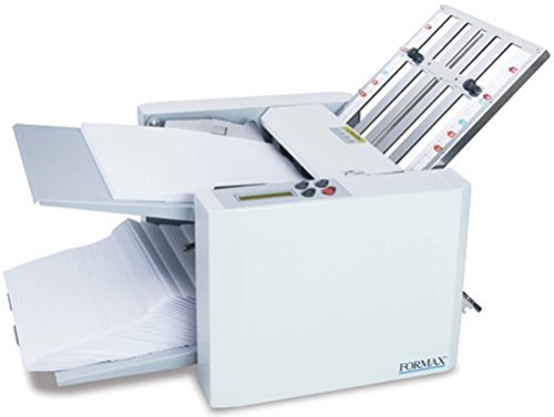 Formax FD 300 Document Folder, LCD Control Panel with 3-Digit Resettable Counter, Folds Up to 7400 Sheets per Hour, Output Conveyor for Neat and Sequential Stacking