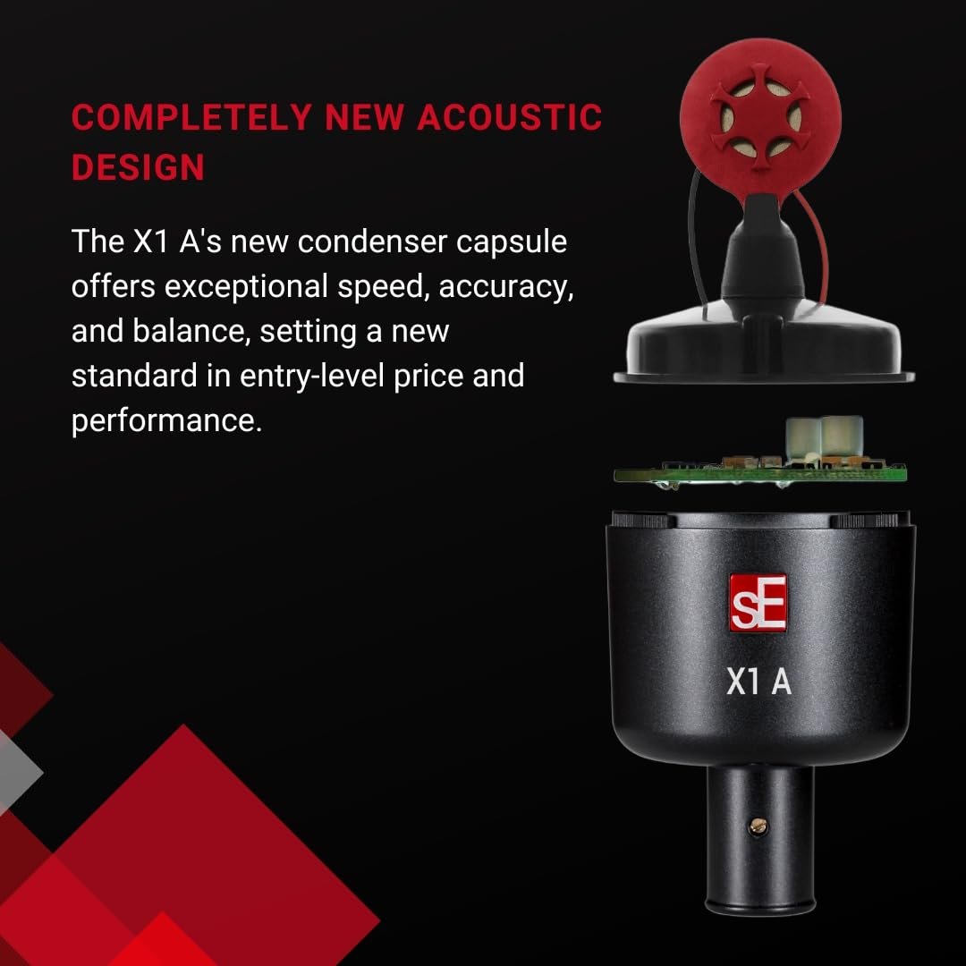 SE ELECTRONICS - X1 Series Condenser Microphone and Clip