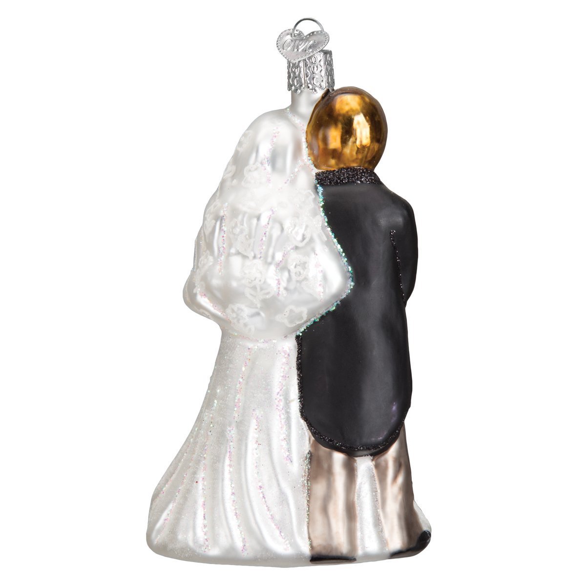 Old World Christmas Ornaments: Bride and Groom Gifts Glass Blown Ornaments for Christmas Tree