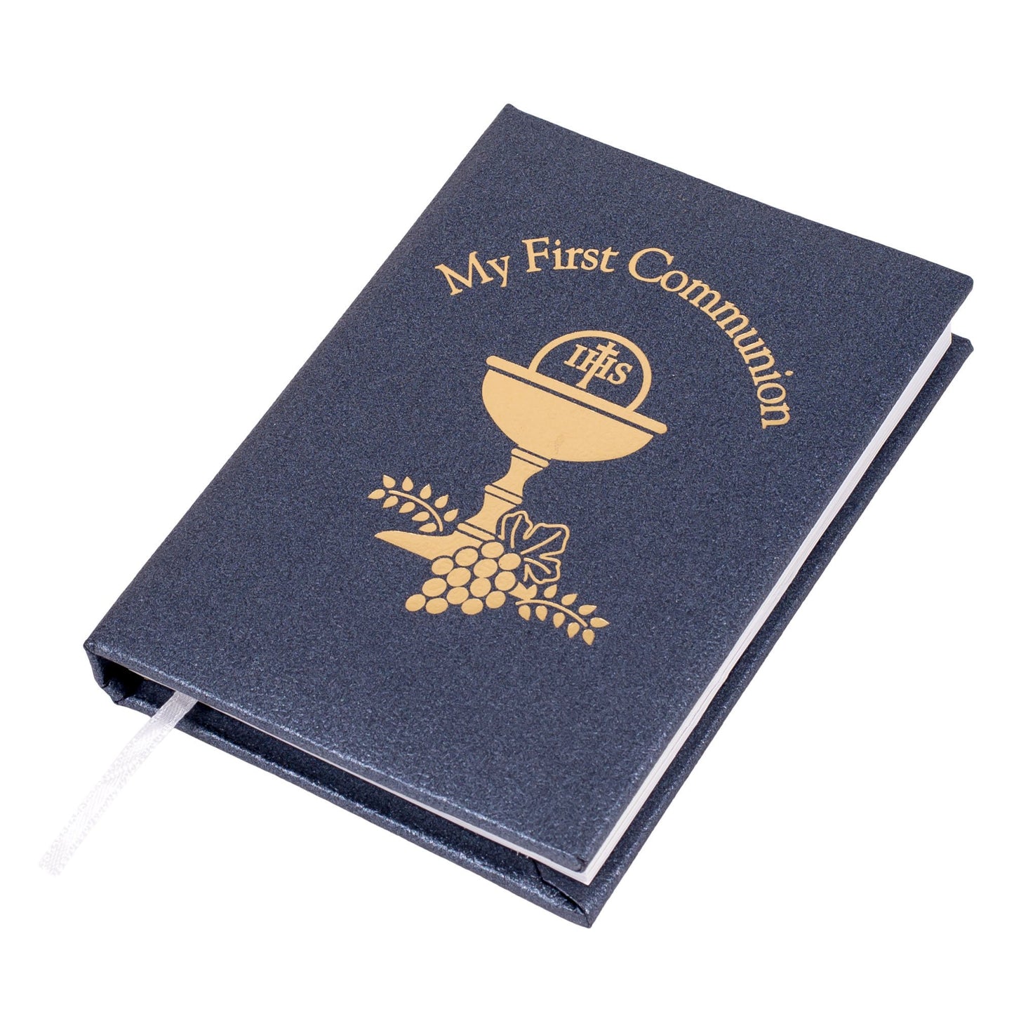 Roman - Deluxe Communion Boy Book and Accessories, 5pc Set, Padded Pearlized Cover, First Communion Collection, 6.75" H, Religious Gift, Faith, Durable