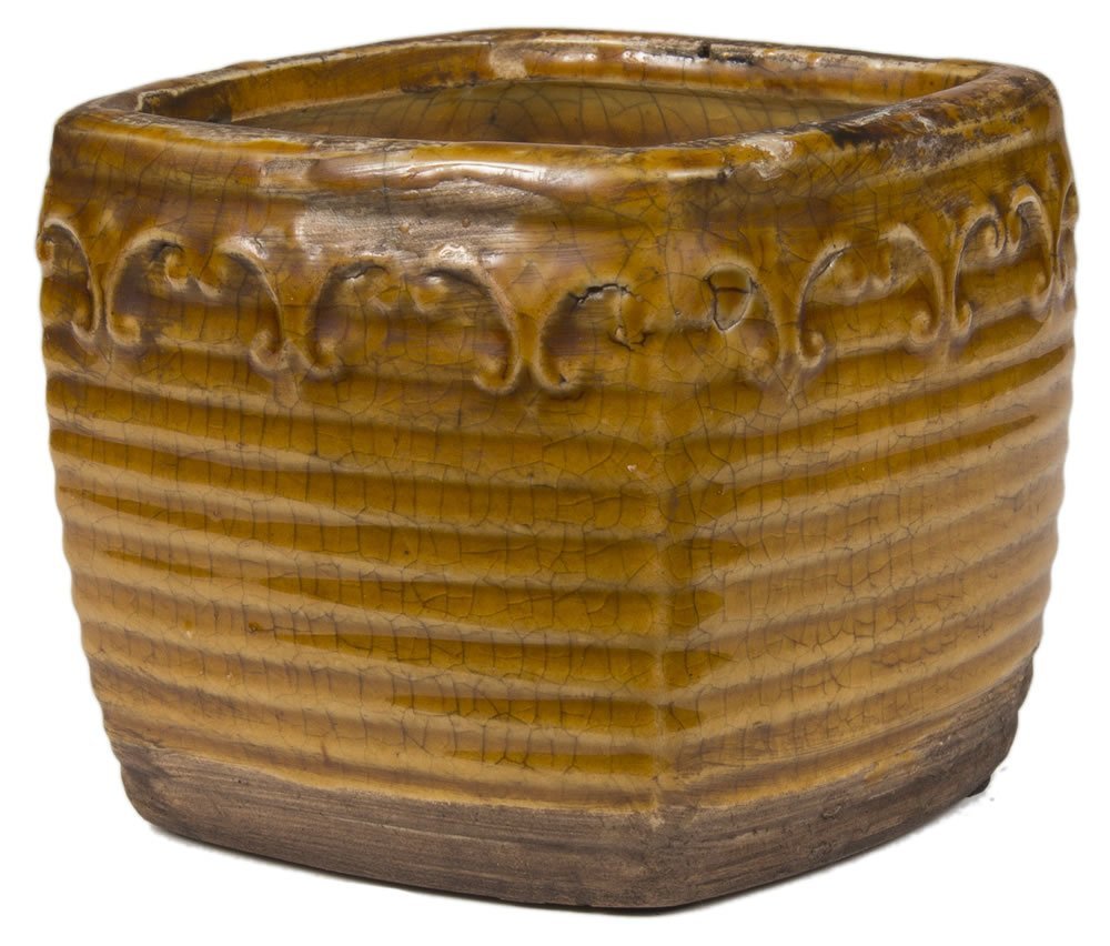 Swan Creek "ROASTED ESPRESSO" 9 Oz., 45+ Hour Candle in Square Pottery