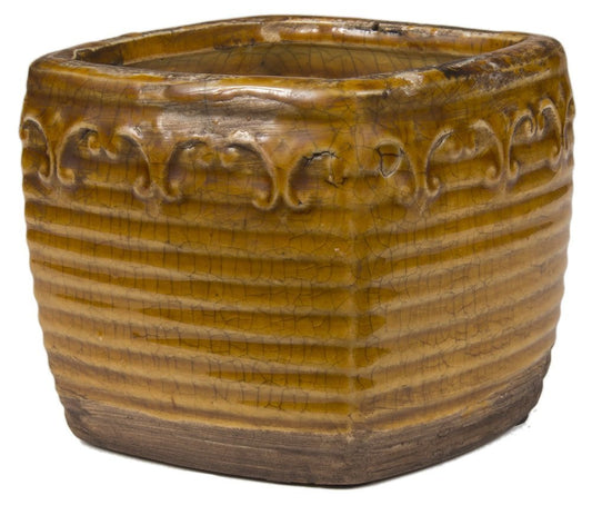 Swan Creek "ROASTED ESPRESSO" 9 Oz., 45+ Hour Candle in Square Pottery