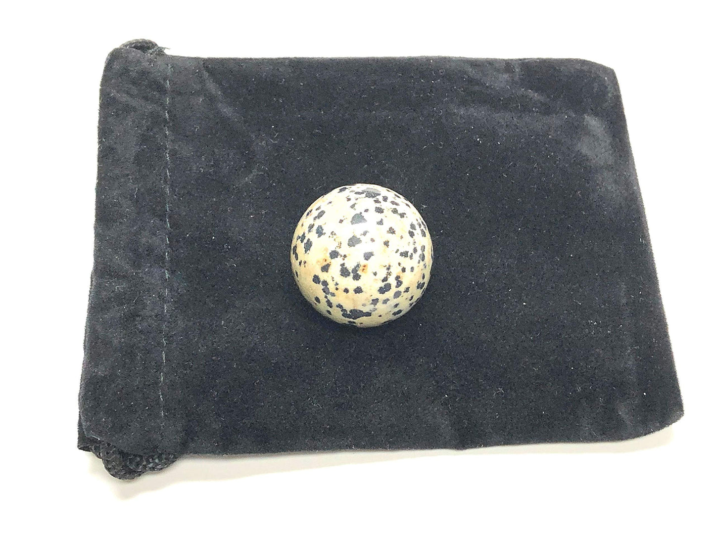 Zentron Crystal Collection 25mm Polished Sphere Gemstone Pocket Sized 1" with Velvet Bag