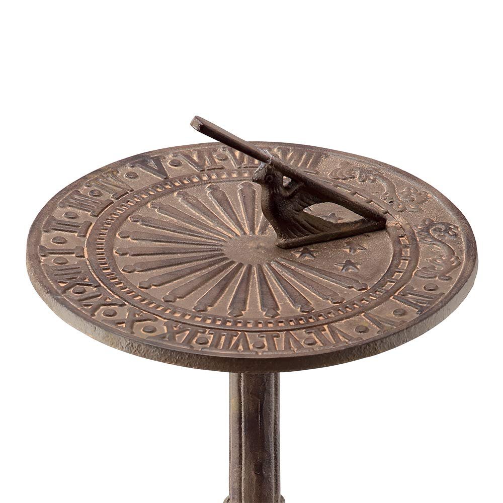 SPI Home Antiqued Sundial on Stand