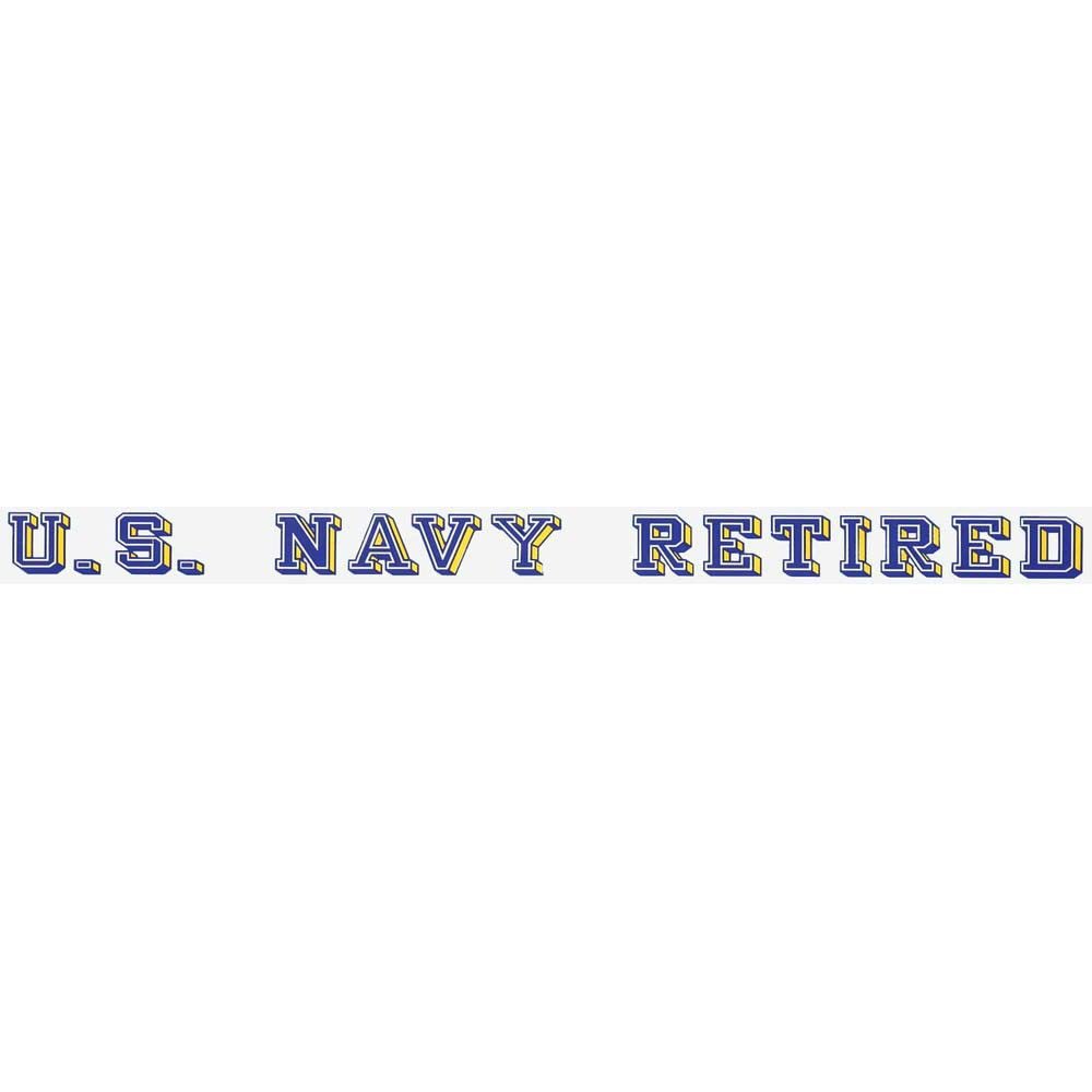 U.S. Navy Retired 23.25"x1.5" Window Strip