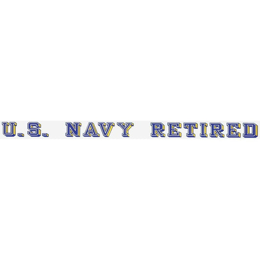 U.S. Navy Retired 23.25"x1.5" Window Strip
