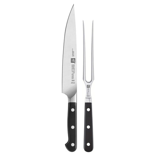 ZWILLING Pro 2-pc amp Carving Knife & Fork Set
